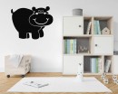 Hippo Nursery wall decalr